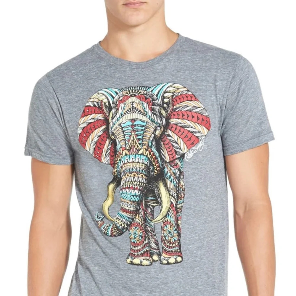 Riot Society "Ornate Elephant" Graphic Tee